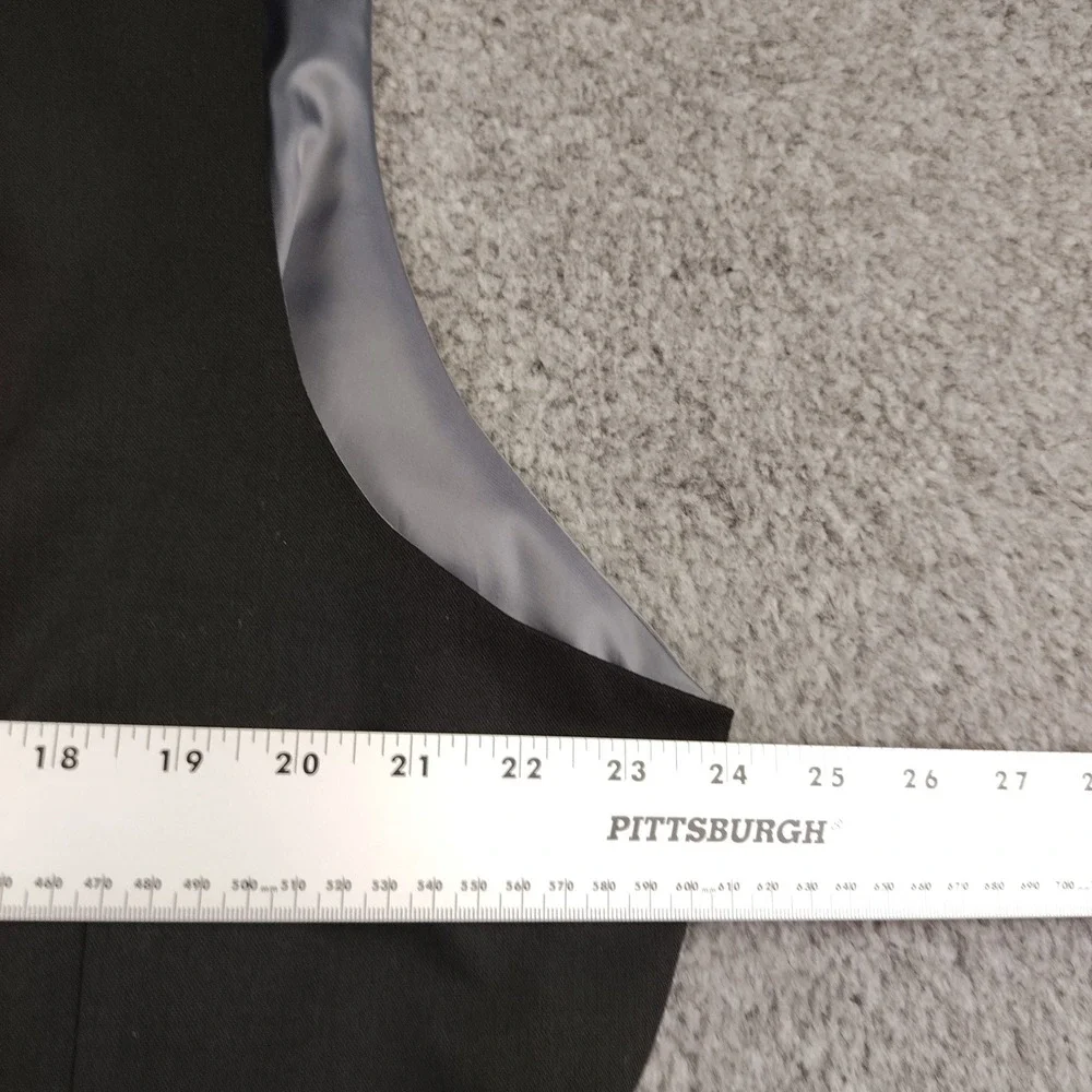 Perry Ellis Portfolio Mens Suit Vest Black Formal Waistcoat 2XL XXL NWT
